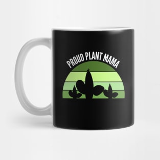 Proud Plant Mama Green Sunset - Plant Mom Mug
